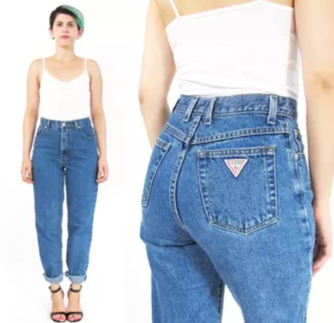 90s oversize guess jeans