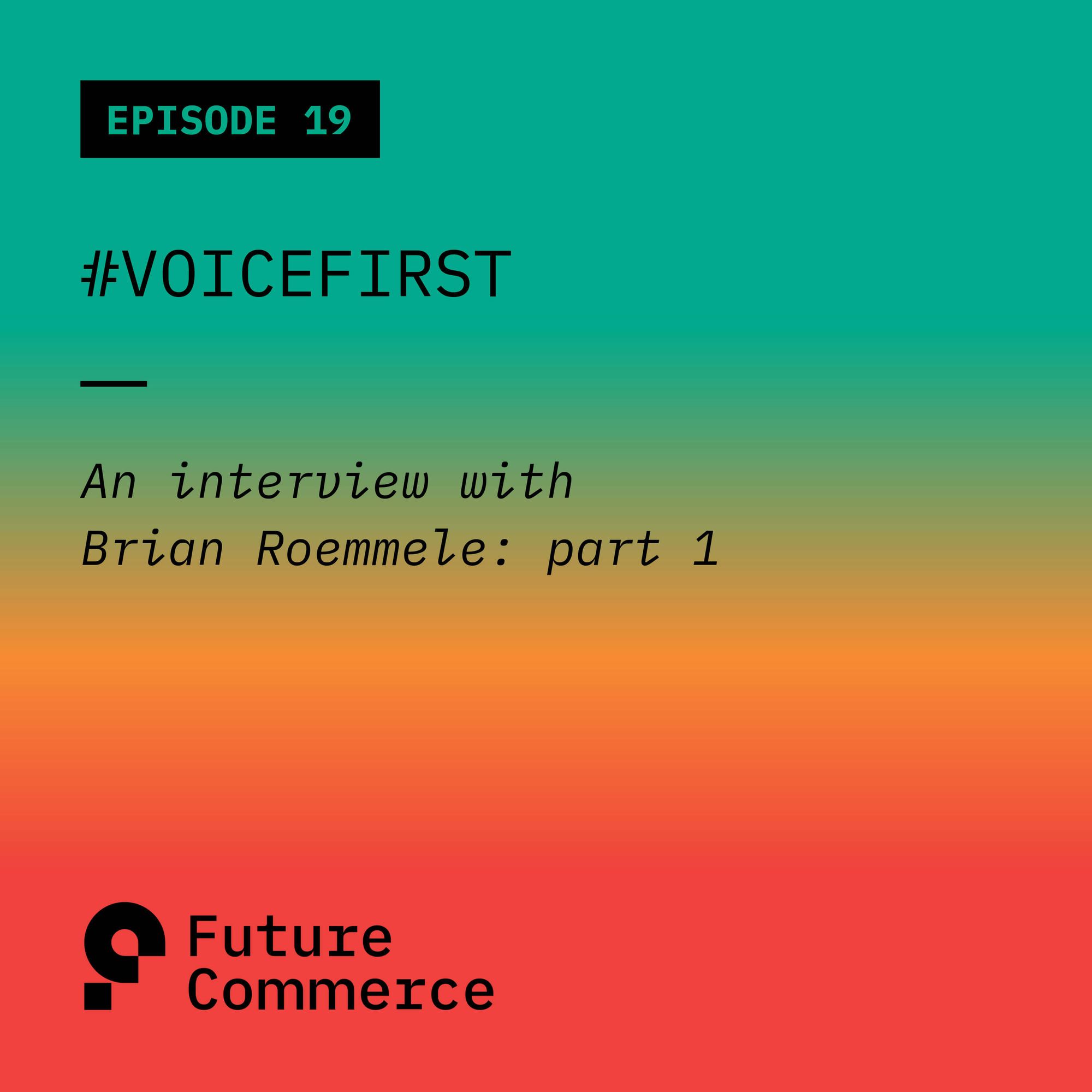#VoiceFirst