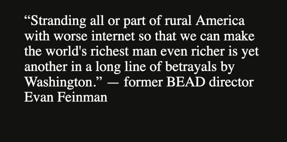 Headline from Evan Feinman as quoted on Bluesky