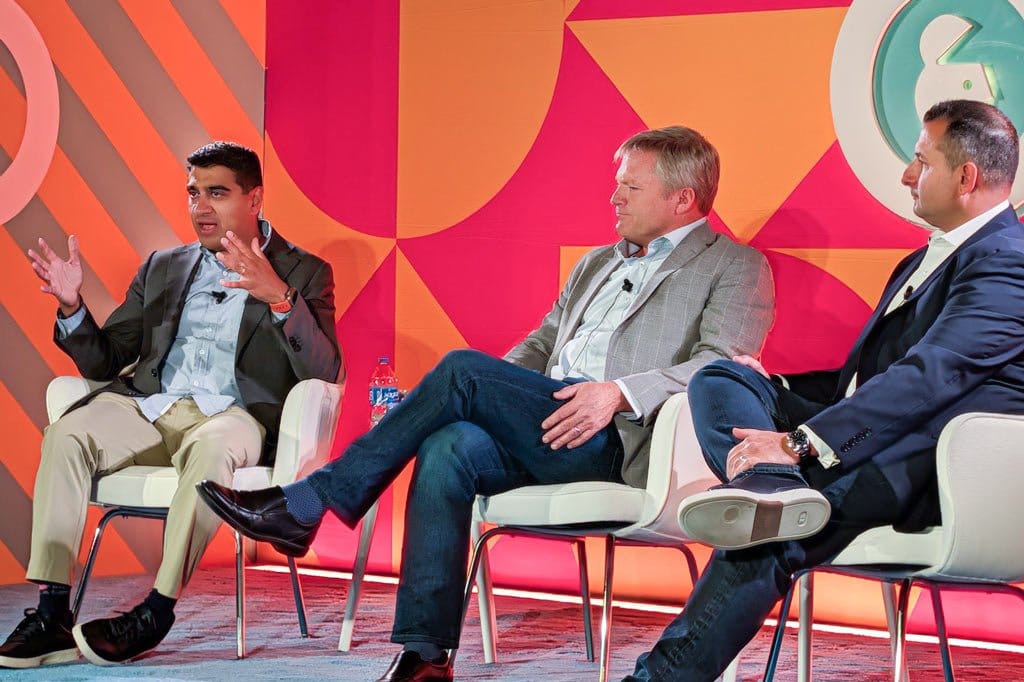 Panelists from Optimum, Invoca and adMarketplace discuss AI chat advertising at Advertising Week New York