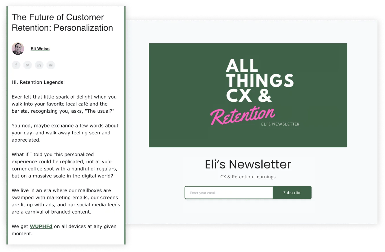 All Things CX & Retention