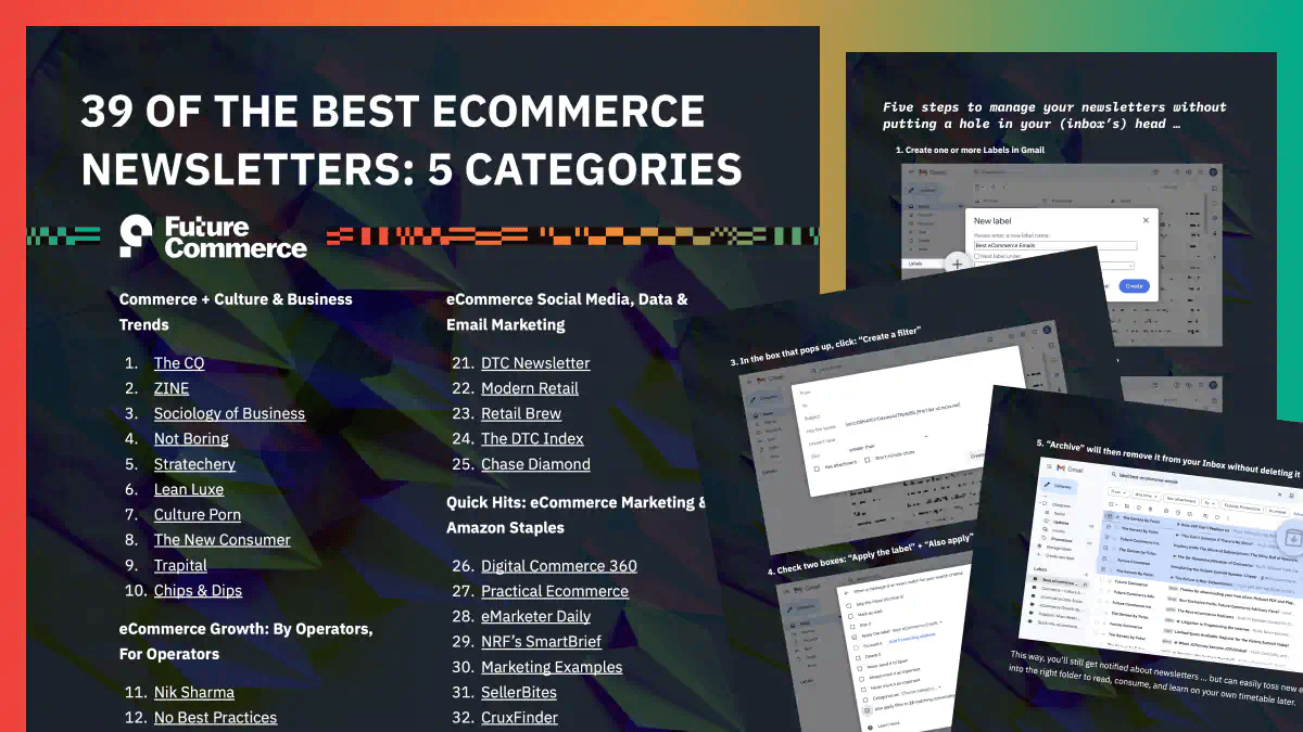 What Are the Best eCommerce Newsletters? PDF List